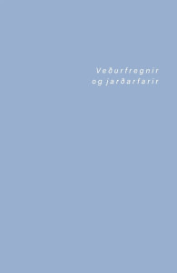 Veðurfregnir og jarðarfarir